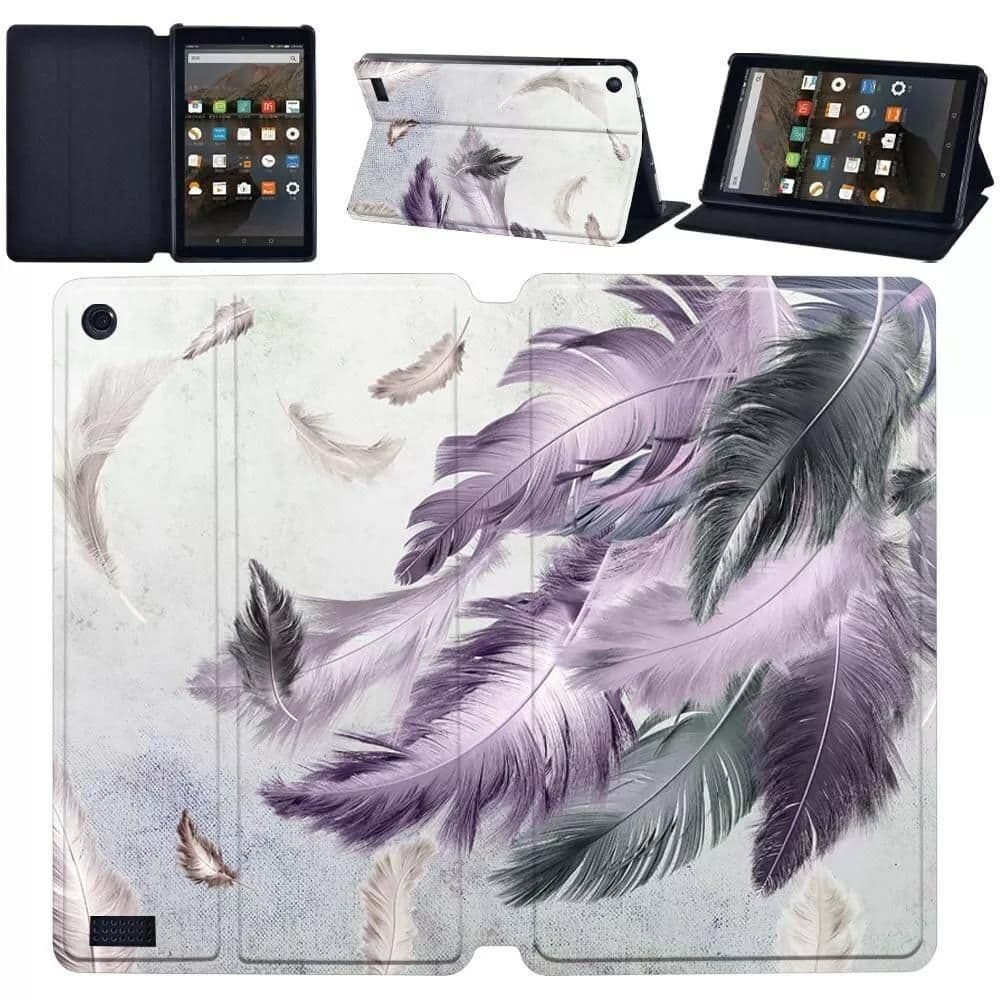 Amazon Fire Tablet Case - Feathers